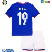 Francuska Youssouf Fofana #19 Domaci Dres za djecu EP 2024 Kratak Rukav (+ Kratke hlače)